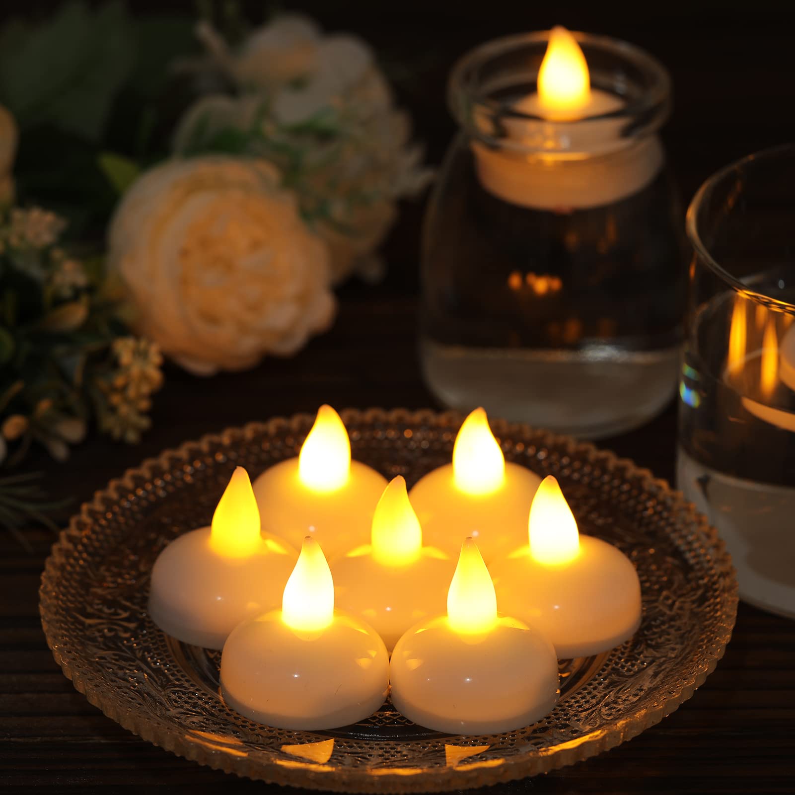 무화염 플로팅 캔들 깜박이는 LED 티라이트 물 감지  - Candle Zero 리뷰 및 가격